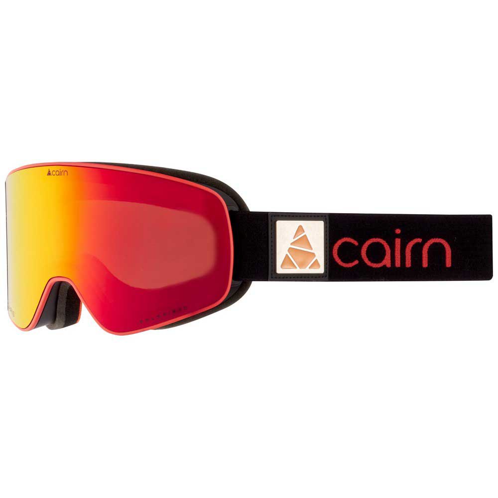 Cairn Polaris Ski Goggles Orange,Schwarz Mirror/CAT 3 von Cairn