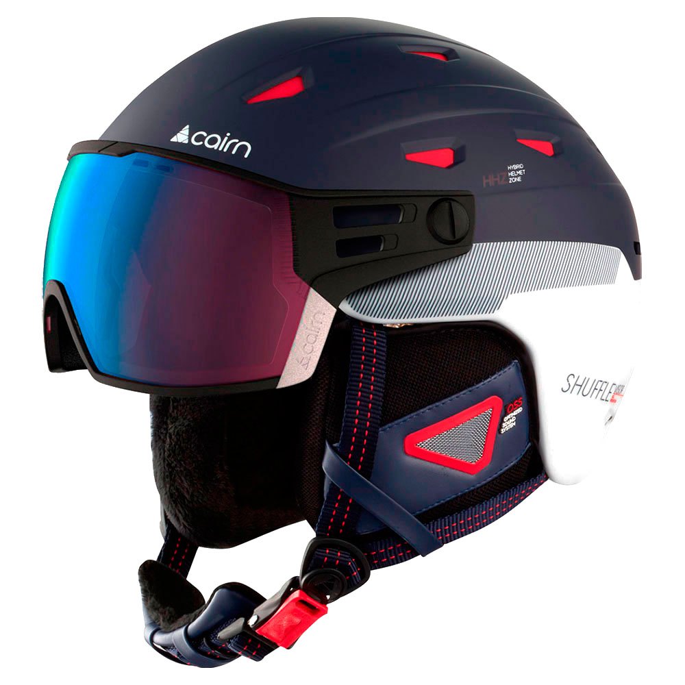 Cairn Shuffle S-visor Evolight Nxt Visor Helmet Blau 54-56 cm von Cairn