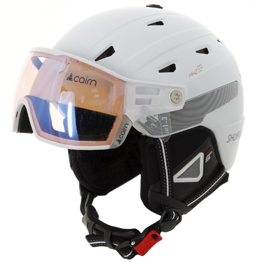 Cairn Shuffle S-visor Evolight Nxt Visor Helmet Weiß 54-56 cm von Cairn