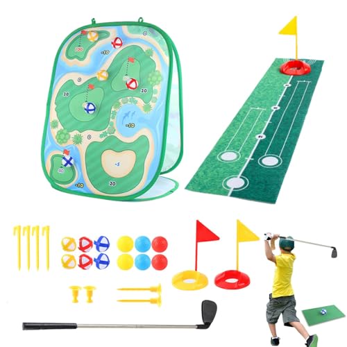 Golfspielmatte, Trainingsspielset, Familiengolfspielzeug, Outdoor-Golfspiel, Golfspielzeug für Erwachsene, Hinterhof-Golfspiel, Sportspielmatte von Calakono