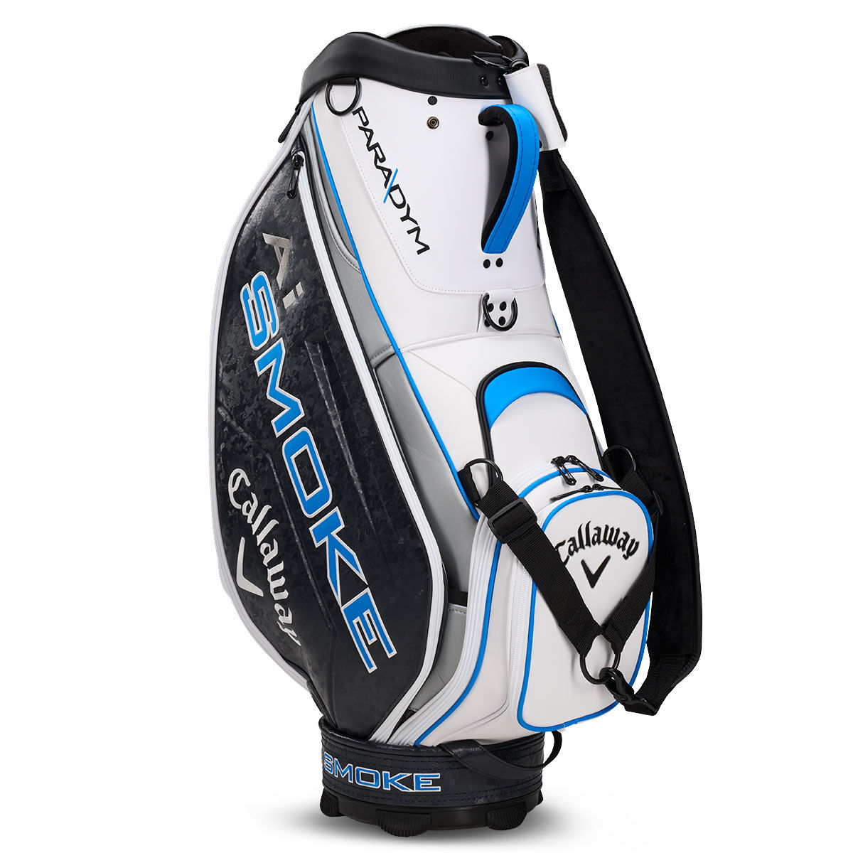 Callaway Ai Smoke Golf Staff Bag, Mens, Grey/black/blue, One Size | American Golf von Callaway Golf