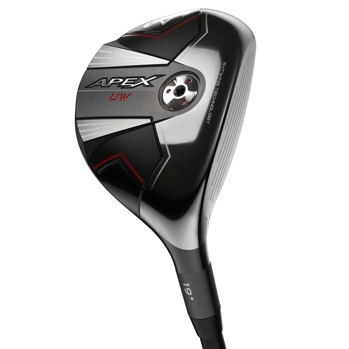 Callaway Golf Men's Black Apex 24 Graphite UW Right Hand Golf Hybrid, Size: 19° | American Golf von Callaway Golf