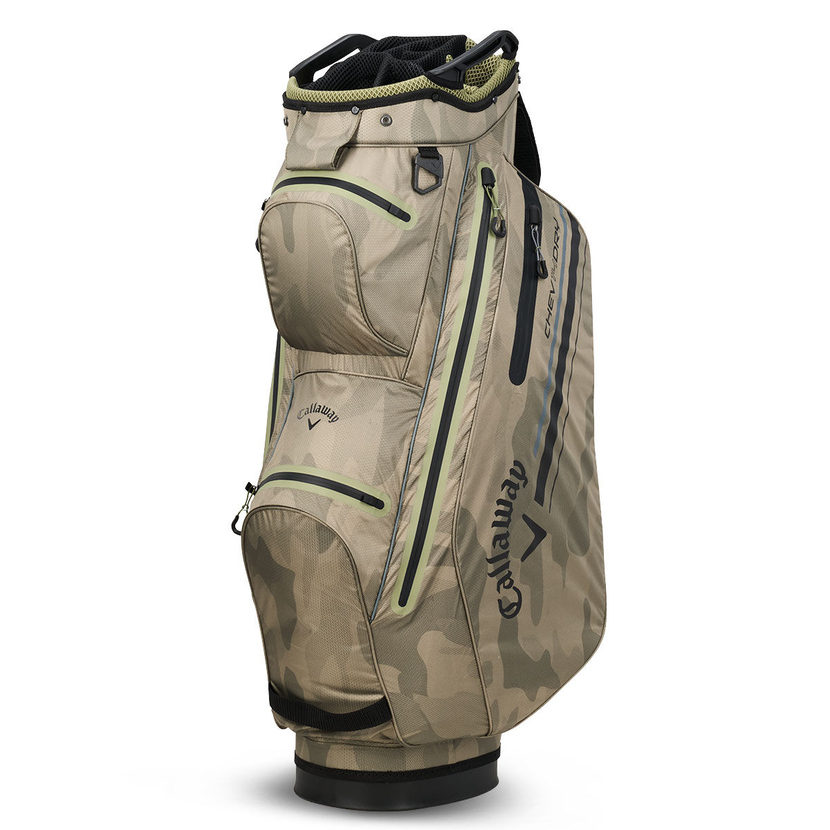 Callaway Golf Khaki and Black Waterproof Chev Dry 14 Golf Cart Bag | American Golf von Callaway Golf