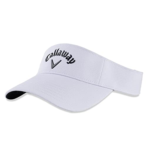 Callaway Golf Liquid Metal Visor (Serie 2022), Weiß schwarz, Taglia unica von Callaway Golf