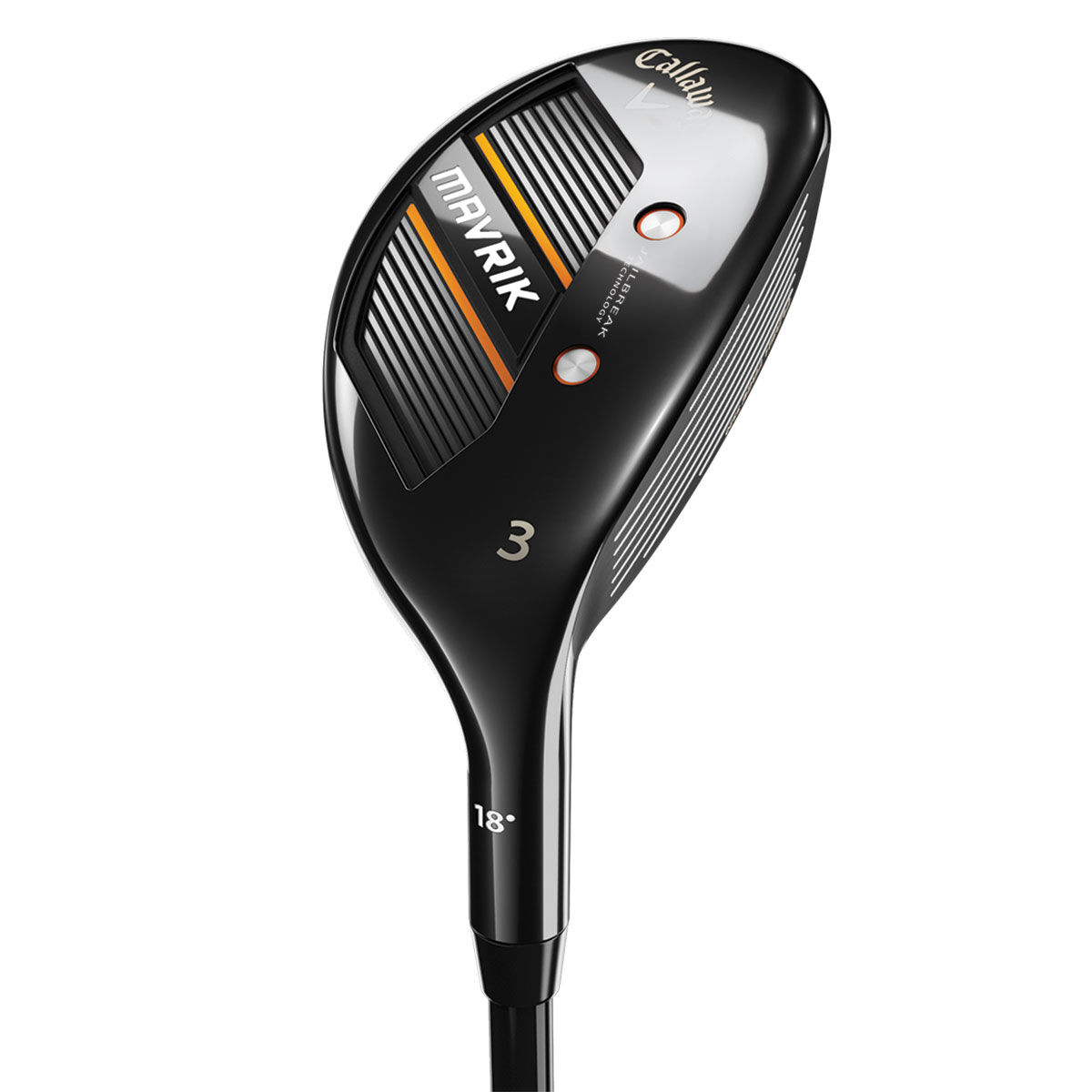 Callaway Golf Mens Black MAVRIK Right Hand Px catalyst Regular Golf Hybrid 2022, Size: 18°| American Golf von Callaway Golf