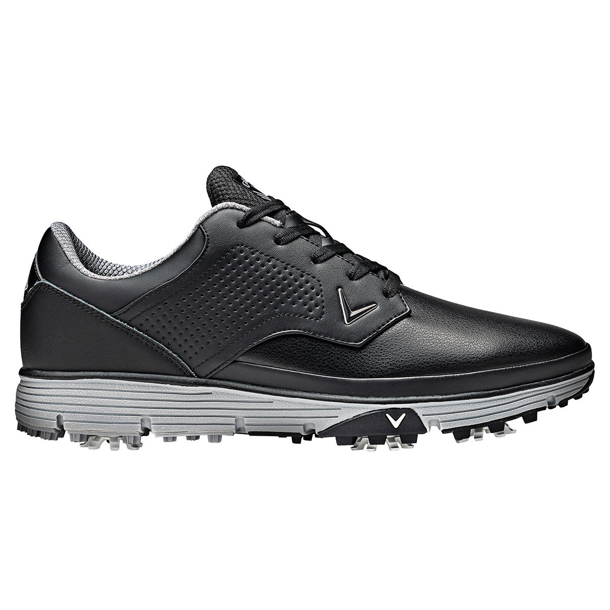 Callaway Men's Mission Waterproof Spiked Golf Shoes, Mens, Black, 9 | American Golf von Callaway Golf