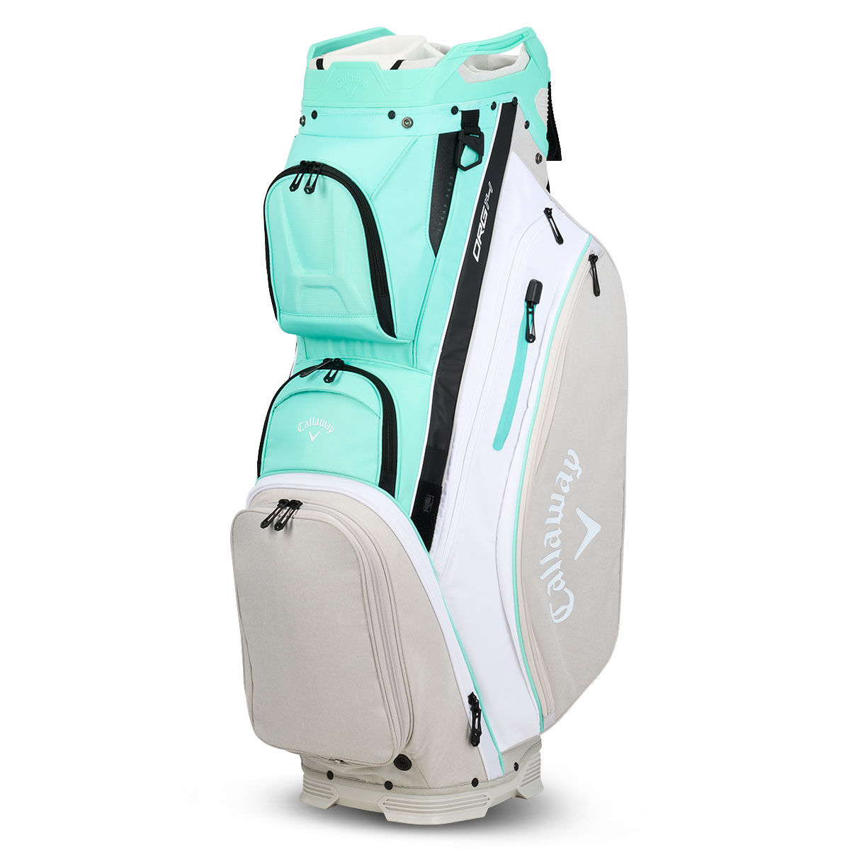 Callaway ORG 14 Golf Cart Bag, Aqua/white/silver | American Golf von Callaway Golf