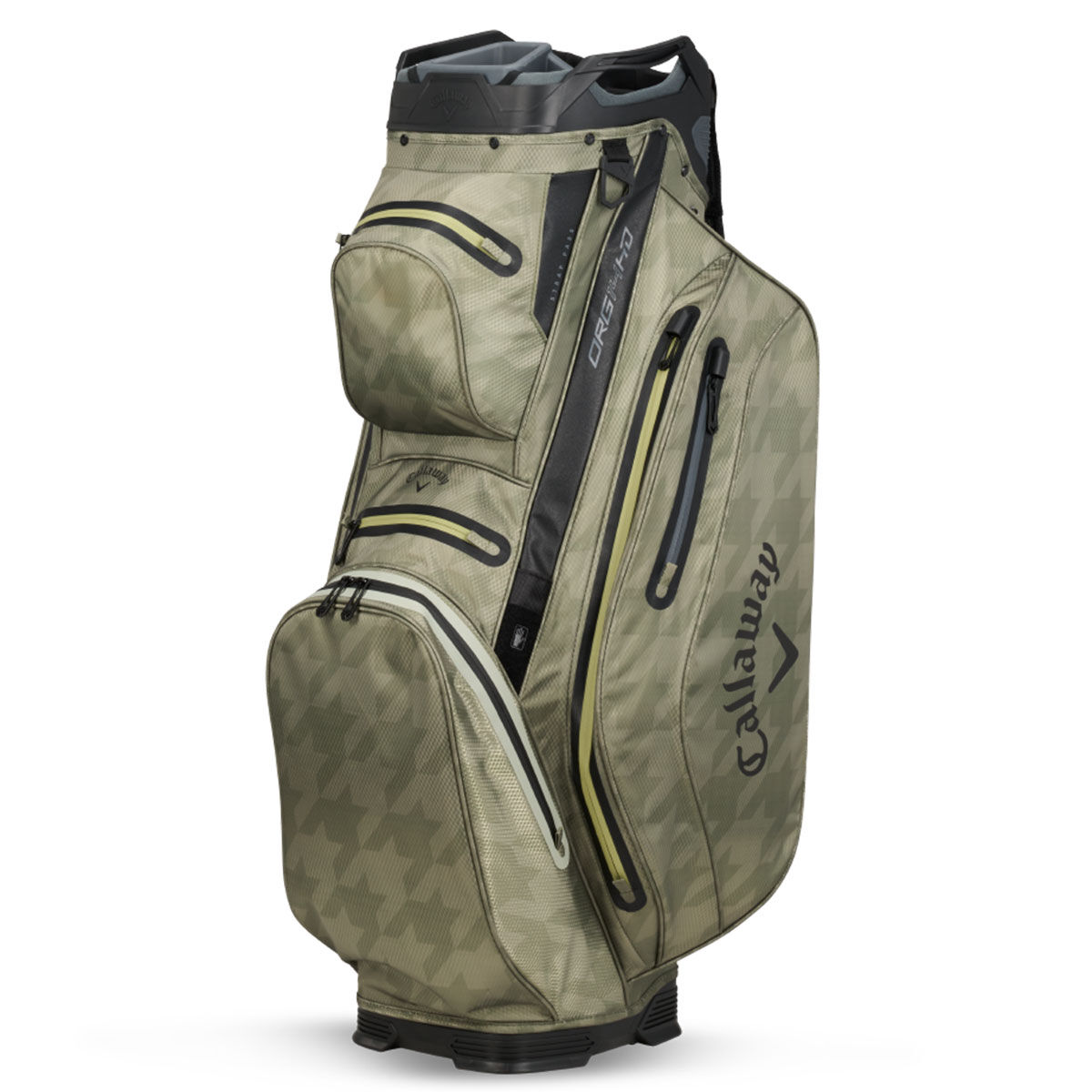 Callaway Golf Khaki and Black Waterproof Houndstooth Org 14 HD Golf Cart Bag | American Golf von Callaway Golf