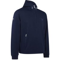 Callaway 1/4 ZIP MIXED MEDIA HOODIE Hoodie Sweatshirt navy von Callaway