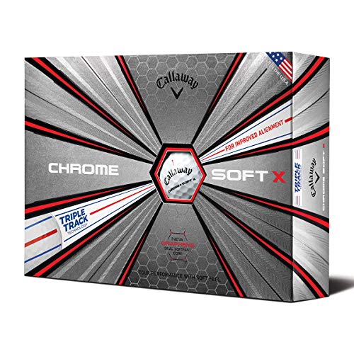 Callaway Chrome Soft X Triple Track Golfbälle (EIN Dutzend) von Callaway