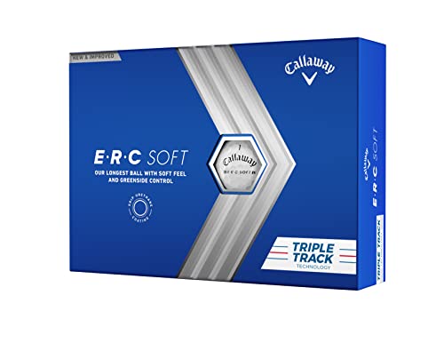 Callaway ERC Triple Track Golfbälle 12B PK (2023 Version, Weiß) von Callaway