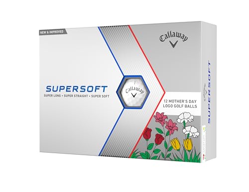 Callaway Golf Supersoft Golfbälle (Version 2023, Muttertag) von Callaway