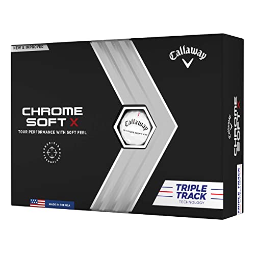 Callaway Golf Chrome Soft X Golfbälle (Serie 2022) von Callaway Golf