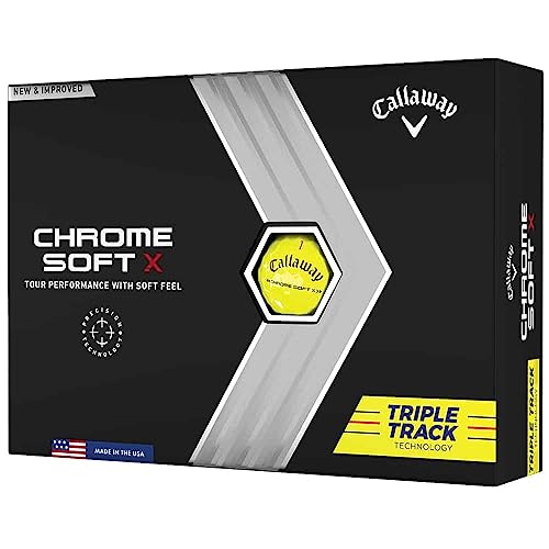 Callaway Golf Chrome Soft X Golfbälle (Serie 2022) von Callaway Golf