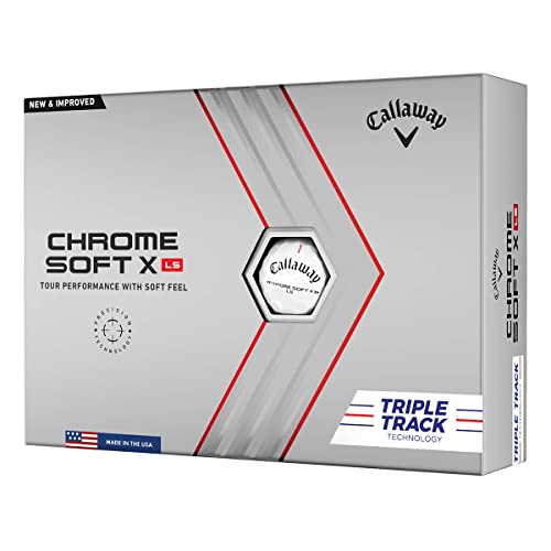 Callaway Golf Chrome Soft X LS Golfbälle (Serie 2022), Weiß von Callaway Golf