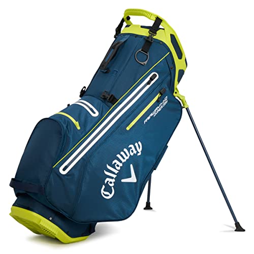 Callaway Golf Fairway 14 HD wasserdichte Standtasche (2023 Version), Marineblau/Flo. Gelb von Callaway