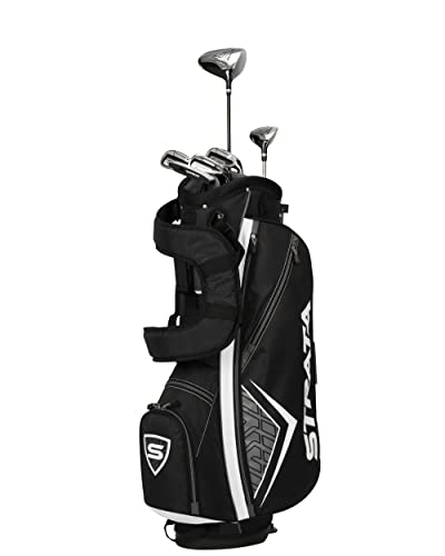 Callaway Golf Strata Intro Golfschläger Satz Komplettset (Regular Flex, Rechtshänder, Stahl), Grau von Callaway