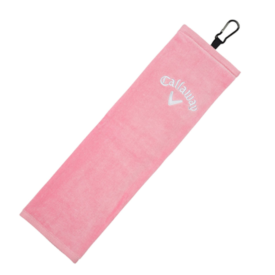 'Callaway Golf TRI Fold Handtuch pink' von Callaway