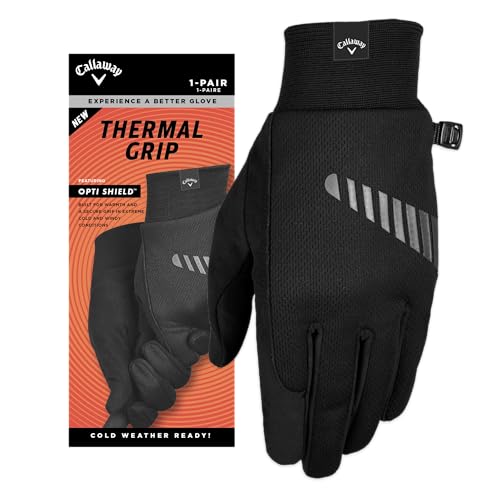 Callaway Golf Thermal Grip Kaltwetter-Golfhandschuhe (2er-Pack) 2023 von Callaway Golf