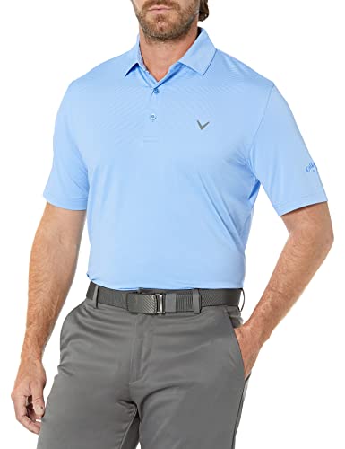 Callaway Herren Golf-Poloshirt, Fine Line Stripe von Callaway