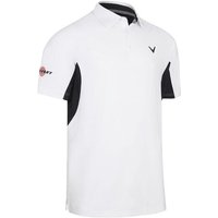 Callaway ODYSESSY BLOCKED Halbarm Polo weiß von Callaway