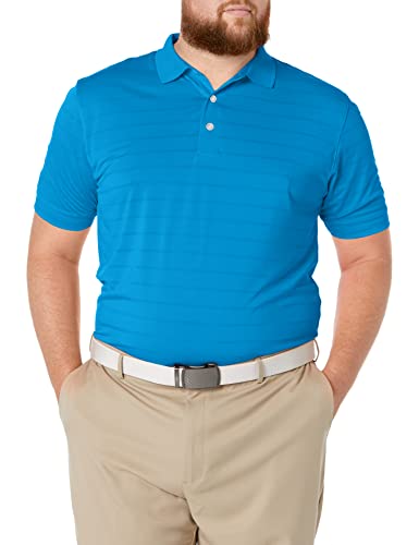 Callaway Opti-Dri Herren-Golf-Poloshirt mit kurzen Ärmeln, Herren, Mittelblau, 4X-Large von Callaway