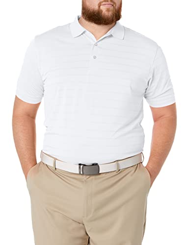 Callaway Opti-Dri Herren-Golf-Poloshirt mit kurzen Ärmeln, Herren, Weiß, 4X-Large von Callaway