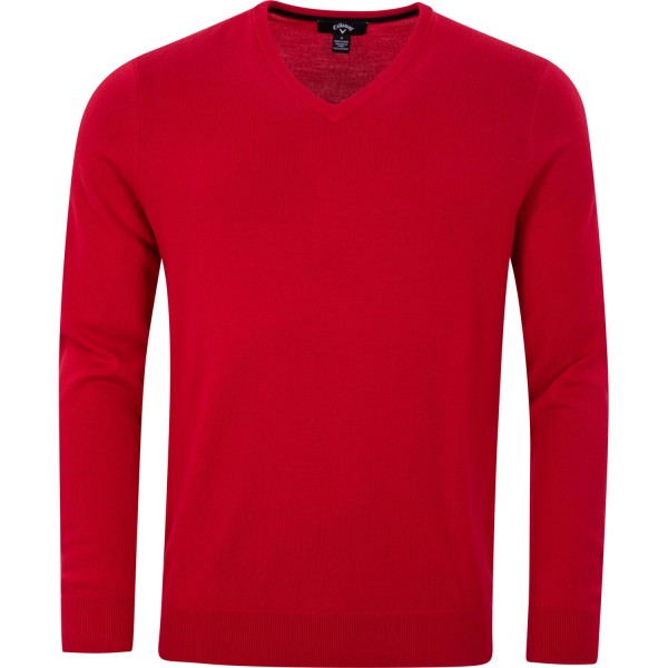 Callaway Pullover V-Neck Sweater rot von Callaway