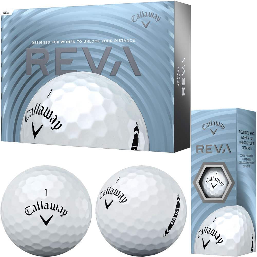 'Callaway REVA Damen Golfball 12er weiss' von Callaway