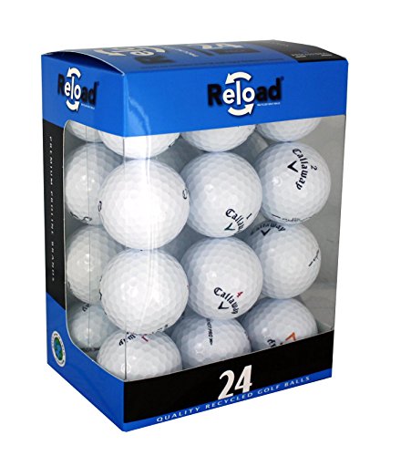 Reload Recycled Golf Balls (24-Pack) of Callaway Golf Balls, One Size, White von Callaway