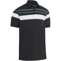 Callaway Resort Ventilated Shoulder Block Polo Halbarm schwarz von Callaway