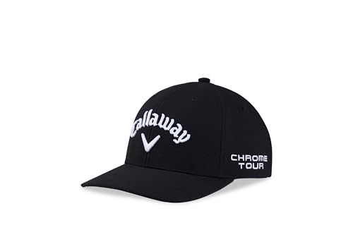 Callaway Golf Performance Pro Tour Cap Collection Kopfbedeckung (Größe XL, Schwarz/Weiß) von Callaway Golf