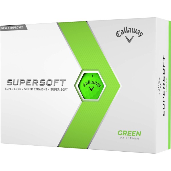 Callaway Supersoft 23 Golfbälle - 12er Pack grün von Callaway