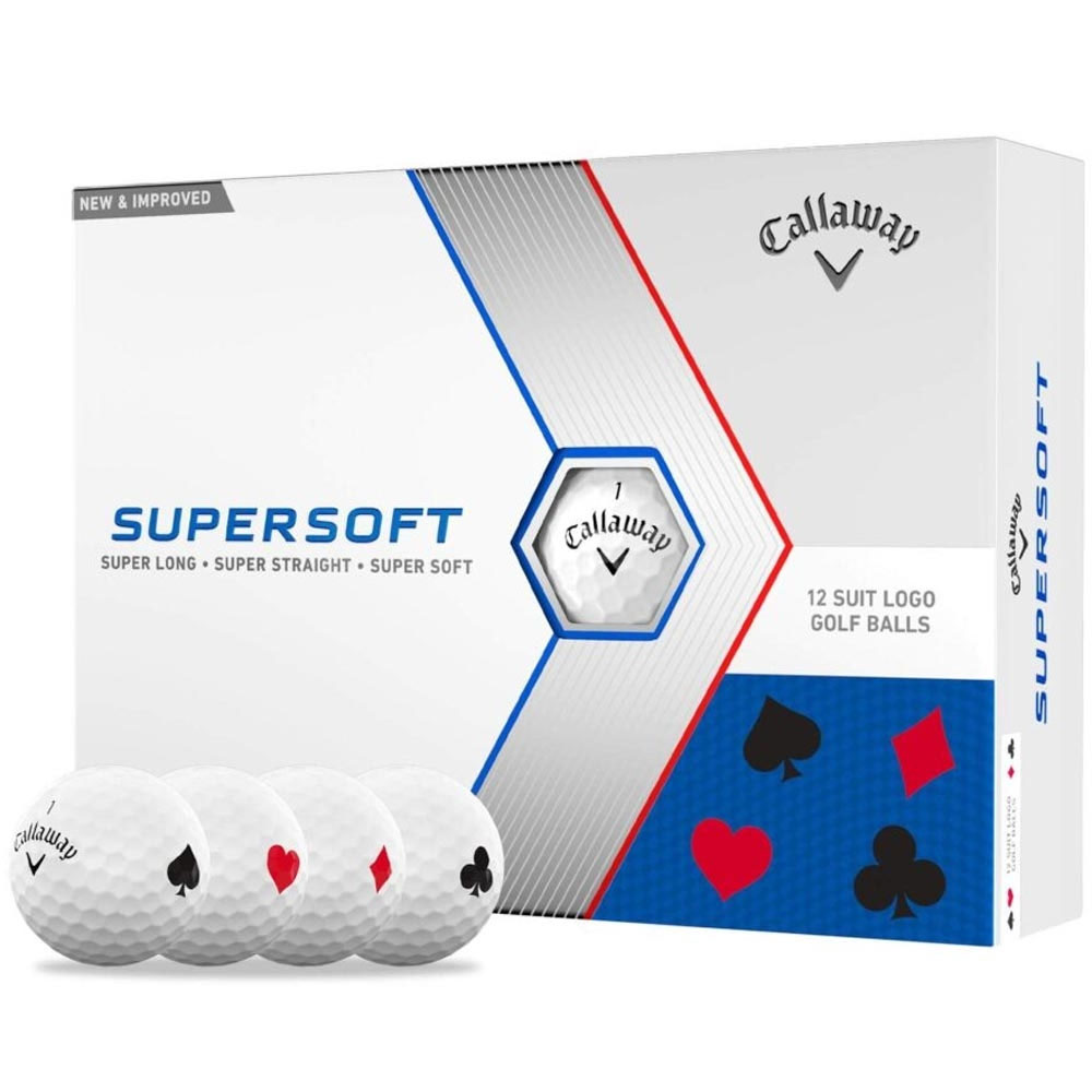 'Callaway Supersoft Golfball 12er Suit Kartenfarben' von Callaway