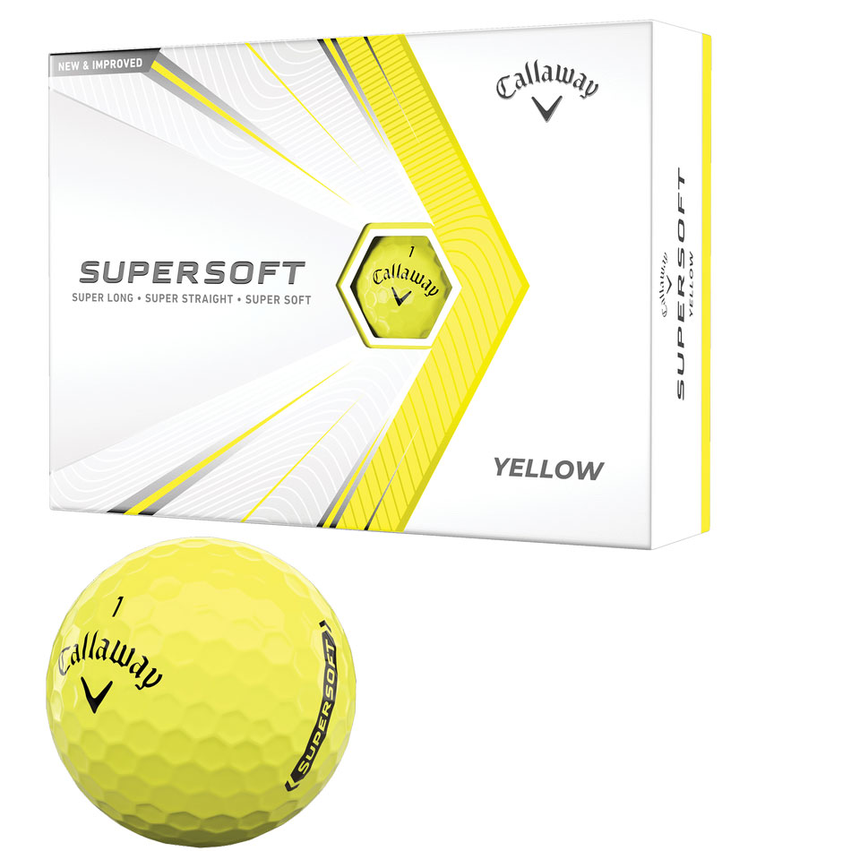 'Callaway Supersoft Golfball 12er gelb' von Callaway