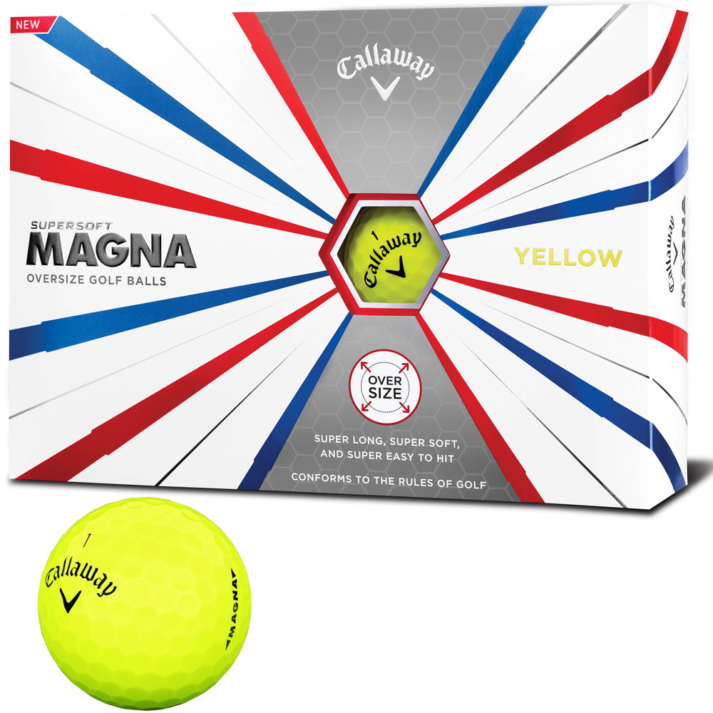 'Callaway Supersoft Magna Golfball 12er gelb' von Callaway