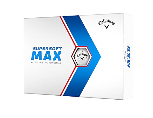 Callaway Supersoft Max Golfbälle, 12B PK (Version 2023, weiß) von Callaway