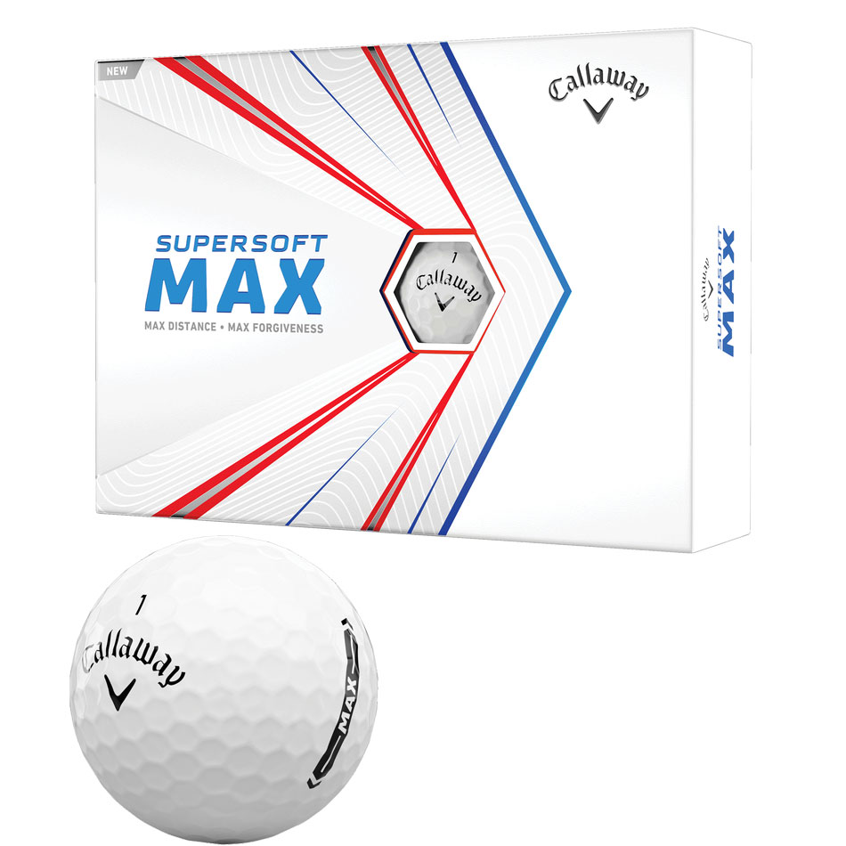 'Callaway Supersoft Max Golfball 12er weiss' von Callaway