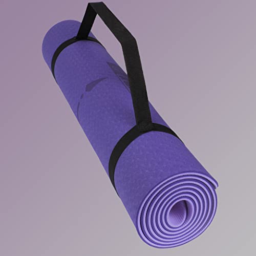 Calma Dragon Yogamatte - Rutschfeste Sportmatte mit Trageriemen, Beste Fitnessmatte für alle Arten von Yoga, Pilates & Bodentraining (5mm dick 183 x 68 cm) von Calma Dragon
