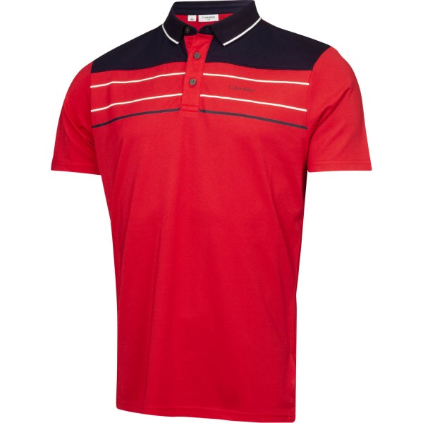 Calvin Klein Golf Polo Eagle rot von Calvin Klein Golf