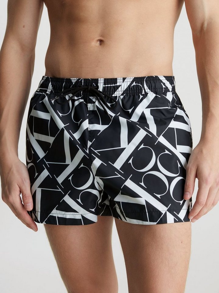 Calvin Klein Swimwear Badeshorts SHORT DRAWSTRING-PRINT mit Allover-Muster von Calvin Klein Swimwear