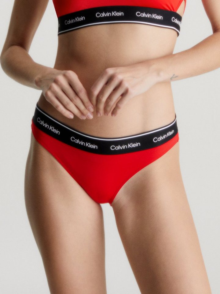 Calvin Klein Swimwear Bikini-Hose BIKINI mit Logobund von Calvin Klein Swimwear