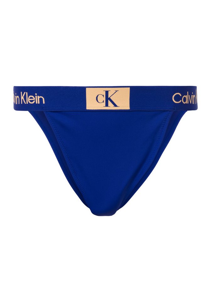 Calvin Klein Swimwear Bikini-Hose CHEEKY HIGH RISE BIKINI mit Markenlabel von Calvin Klein Swimwear