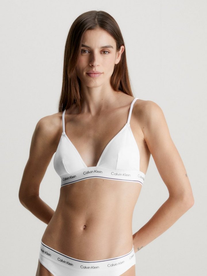 Calvin Klein Swimwear Triangel-Bikini-Top TRIANGLE-RP, mit Logoschriftzügen auf dem Unterband von Calvin Klein Swimwear