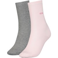 2er Pack Calvin Klein Classic Socken Damen 003 - pink von Calvin Klein