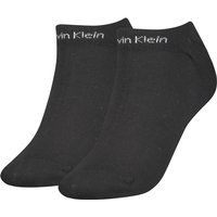 2er Pack Calvin Klein Gripper Sneakersocken Damen 001 - black von Calvin Klein