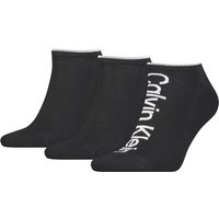 3er Pack Calvin Klein Athleisure Sneakersocken Herren 001 - black von Calvin Klein