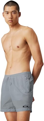 Calvin Klein Herren-Badeshorts, Grau (Quarry), XL von Calvin Klein