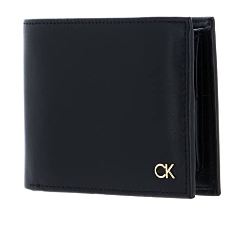 Calvin Klein CK Icon Trifold 10CC W/Coin Wallet CK Black von Calvin Klein