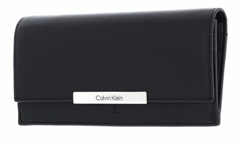 Calvin Klein CK Linear Trifold Wallet CK Black von Calvin Klein